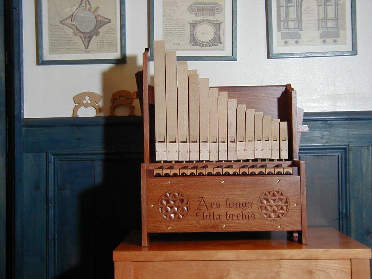 ポルタティーフ・オルガン製作記 Making Portative Organ No.13