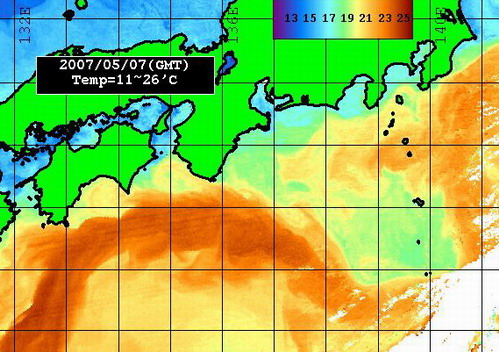 黒潮本流の水温が急上昇！！　　　　　　　　　　　　　　　[カジキ マグロ トローリング]_f0009039_946479.jpg