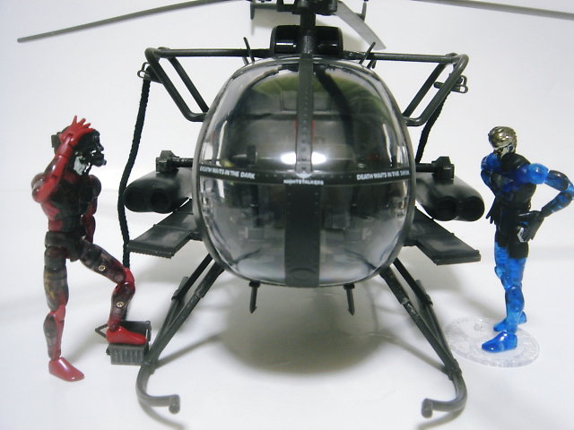 エリートフォース 1:18 米軍 MH-6 リトルバードナイトストーカー JoMi toys: Elite Force U.S. Army MH-6 Little Bird (Night