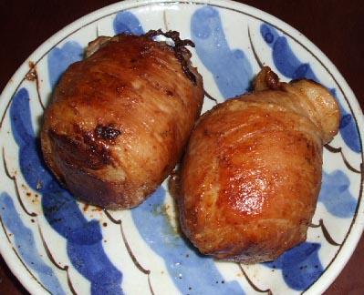 5月14日 肉巻きおにぎり_f0019498_20481852.jpg