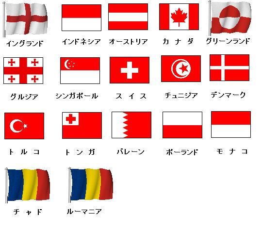 国が違うのに同じデザインの国旗がある 資格をとろうよ