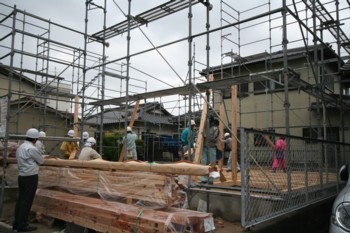 わく♪ワク♪住まい創り~いよいよ♪上棟~_d0082356_1140497.jpg