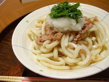 梅づくしのツナおろしうどん_d0071284_21291562.jpg