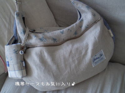 YUWA花柄リネンの斜めがけバック_f0023333_20415461.jpg