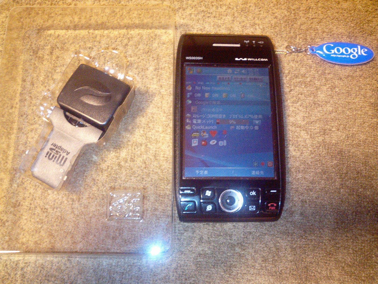 初代 W-ZERO3 のための Haicom HI-505SD 個人輸入，届いた (Bluetooth+GPS+miniSDアダプタ)_b0029688_20213336.jpg