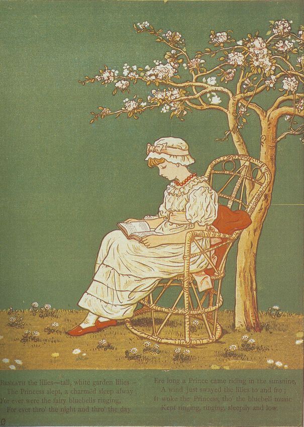 稀少1887年ケイトグリーナウェイ絵本 洋書ビンテージ古書