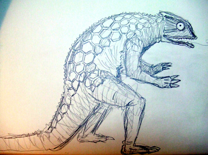 いけはた君をデッサン 大怪獣造型わーるど