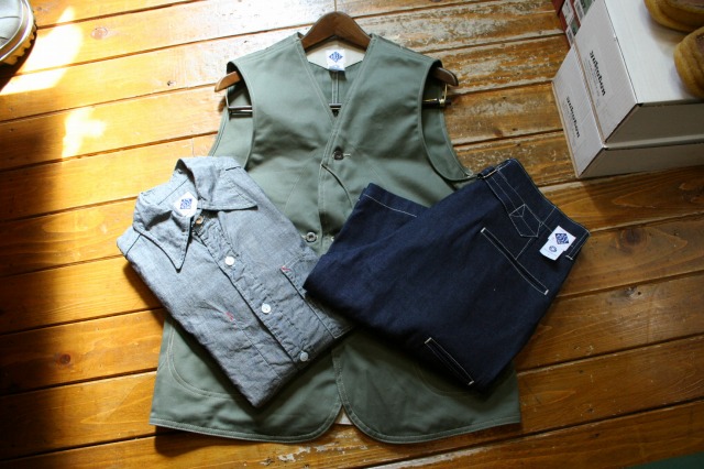 POST OVERALLS　ROYAL HUNTER　（Cotton Twill）_b0102140_19331576.jpg