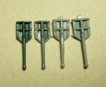 1/35 ドイツ軍銃剣・スコップ : 模型慕情