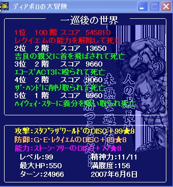 ディアボロの大冒険 In 天国 終焉 俺の俺による俺のための日記 リア充編