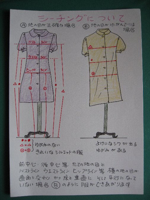 仮縫用の生地「シーチング」と地の目・その２_d0048750_847360.jpg