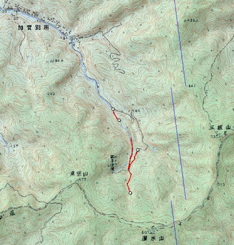 島根半島、加賀、別所川源流遡行。　単独。_d0007657_9432294.jpg