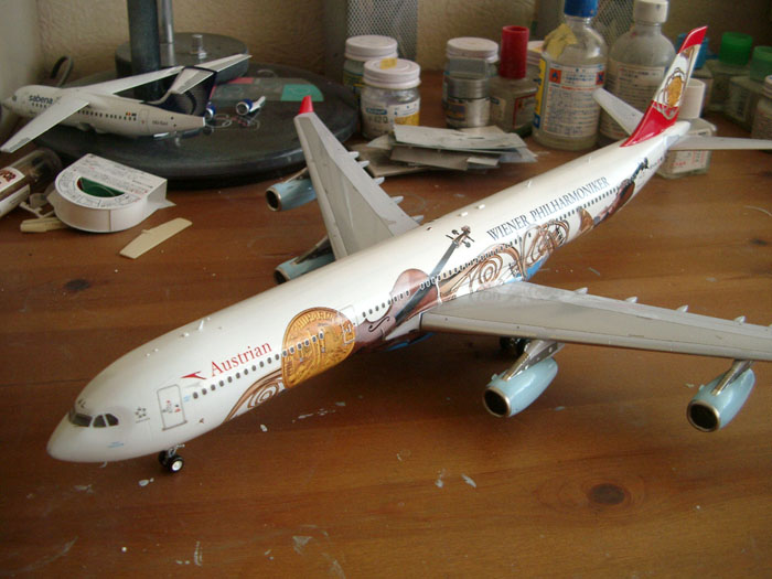 エアバス A340 オーストリア航空 「ウィーンフィルハーモニー」