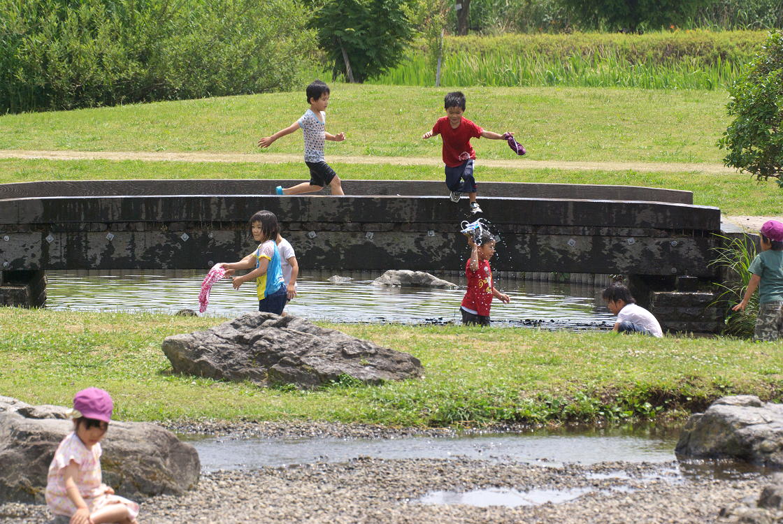 江津公園　水遊び_c0005030_18262729.jpg