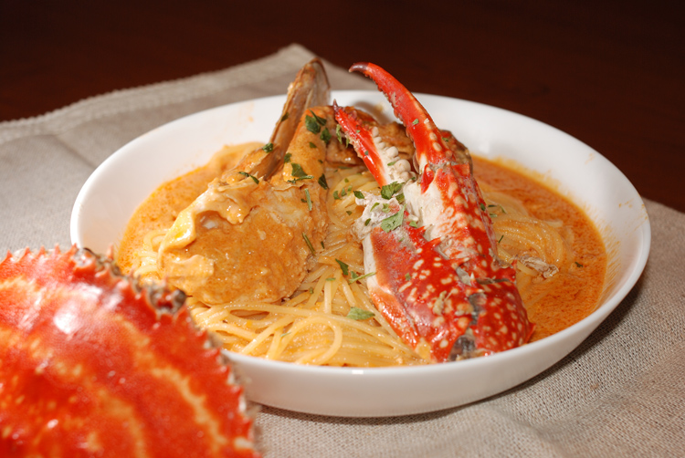 渡り蟹のクリームパスタ スープパスタ仕立て レシピもup 魚屋三代目日記