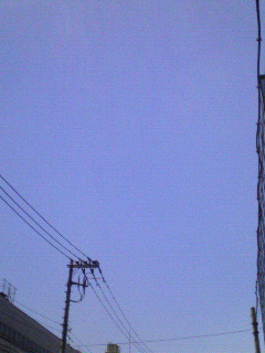 雲ひとつないよ。_a0015712_11415620.jpg