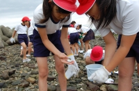 箱作小学校４年学習サポート in 茶屋川河口_c0108460_12778.jpg