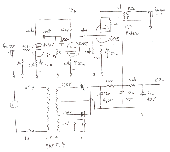 真空管アンプ　２号機　EL84-Champ_c0004062_21434253.gif