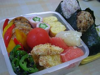 ６月２１日のお弁当　ホタテのガーリックバター炒め_a0075073_121039.jpg