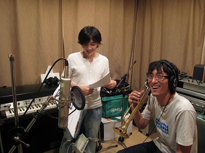 オカピー＆ヒデローさん in coolism studio_e0123412_22112348.jpg