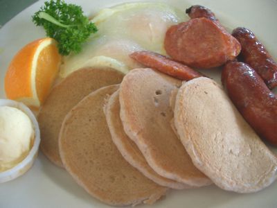 Breakfast of the 5th day in Hawaii at 『Hau Tree Lanai』☆_c0019473_2137323.jpg