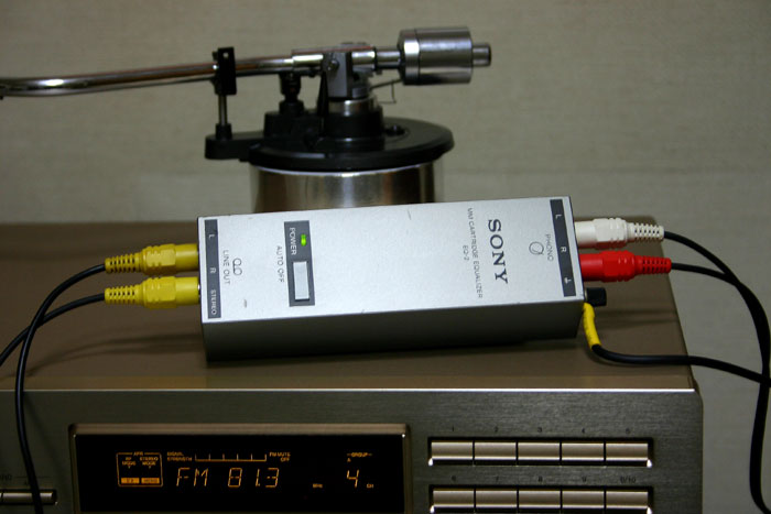 sonyの電池式フォノイコ : Studio Kuroのオーディオ日記
