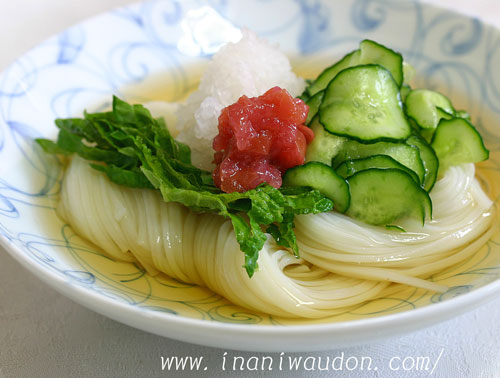 稲庭うどん梅おろし 稲庭手打百練の 稲庭うどんレシピ