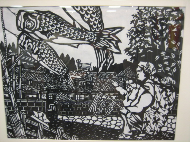 布切り絵展 藍 の着物であるこう 布切り絵展 藍 の着物であるこう