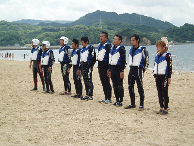 海開きと訓練_a0077071_188932.jpg