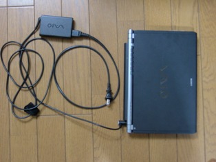 ノートPC　VAIO VGN-TX50B/Bのバッテリが充電されない原因はACアダプターの故障だった_b0040391_2210207.jpg