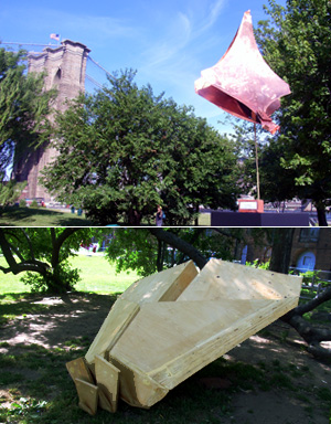 ブルックリンの公園で野外アート展 Still Flying_b0007805_71533.jpg