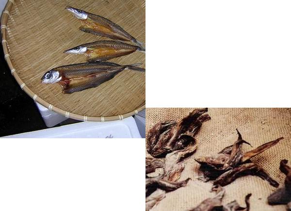 山長の自家製干物とニジェール川の干し魚_f0045090_15581050.jpg