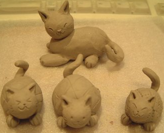 余った粘土の使い方 あんにゅいん 陶芸猫さん 余った粘土の使い方 あんにゅいん 陶芸猫さん