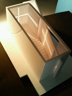 光の教会 模型作成_d0119256_21454139.jpg