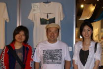エコロジー・チャリティTシャツ・アート展~久米繊維の久米社長_f0006713_115979.jpg
