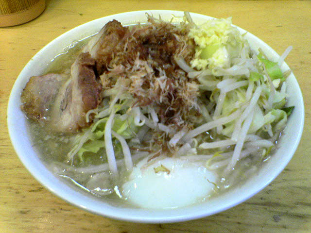 ラーメン二郎 荻窪店 塩ラーメン_a0016730_11482236.jpg