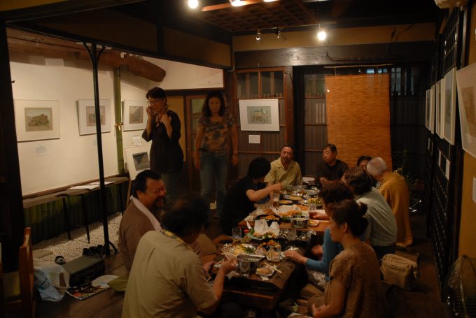 西山遊野展のち新旧幹事酒池肉林会の真実_a0064449_2391253.jpg