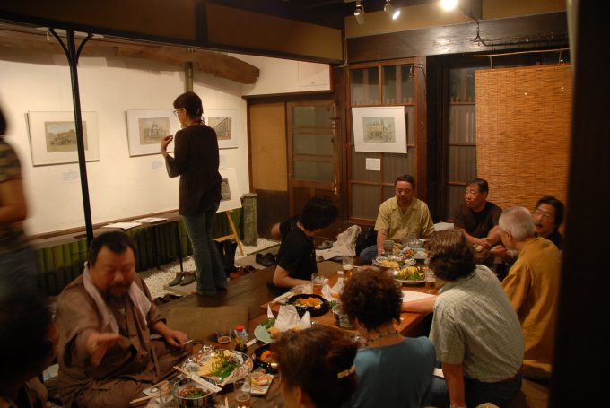 西山遊野展のち新旧幹事酒池肉林会の真実_a0064449_2392879.jpg