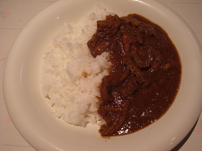 「コッテリ辛い」おもしろ美味しいモツカレーであります! 通販 ハマルカレー(モツ)_b0098884_20262755.jpg