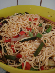 義母さんの野菜たくさんパスタ_f0106597_23245121.jpg