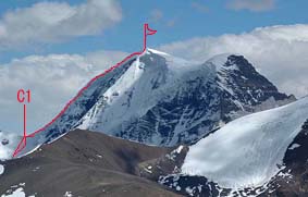 カンテガ峰 6060m Denali カンテガ峰 6060m Denali