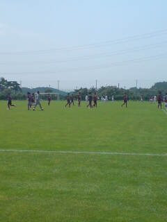 クラ選2007  vs 鹿島前半終了_b0036243_1119231.jpg