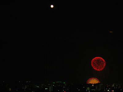 結婚披露宴と花火_a0047200_8332238.jpg