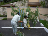 2007/7/1　松風園七夕飾り_b0013387_22273767.jpg