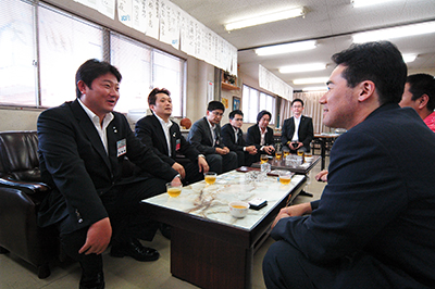 郡山JCメンバーが来訪_e0075103_20551246.jpg