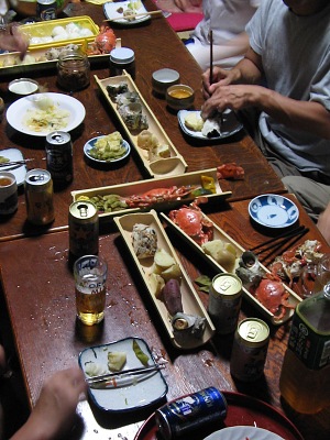 “地獄蒸し”で飲む(上)・・・ウチワエビと米焼酎｢さよなら臼三線｣_c0001578_50626.jpg