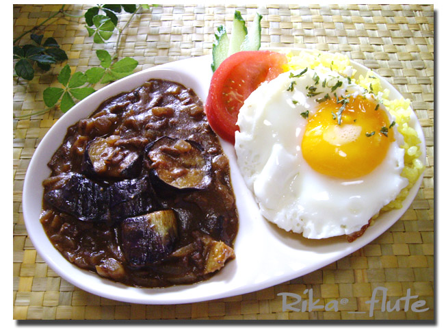 ナスとひき肉の夏カレー_c0103827_121641.jpg