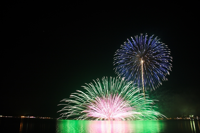 報湖祭花火大会。_f0105478_1882937.jpg