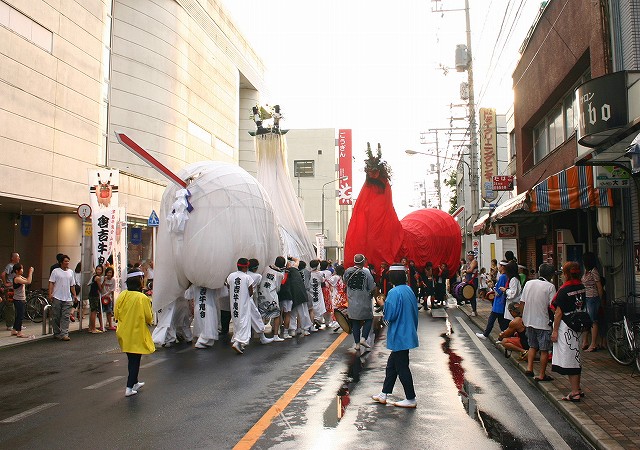 倉吉の夏祭り「打吹まつり」その１（みつぼし踊り編）_f0011412_21551161.jpg