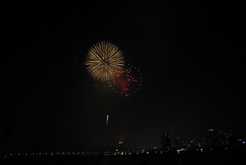 なにわ淀川花火大会で面白花火を見る_a0009142_23474198.jpg